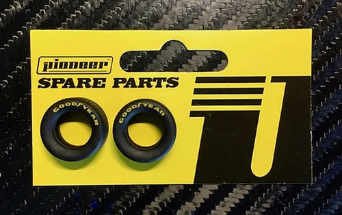 Pioneer Front Tires with Yellow 'Good Year' Print (2) Pioneer Front Tires with Yellow 'Good Year' Print (2)