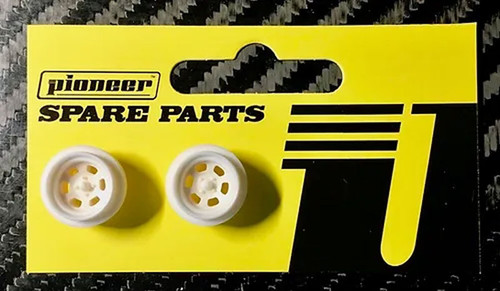 Pioneer Legends Racers White Front or Rear Wheel Molded ‘Bassett’ Mag Style: 2 Pioneer Legends Racers White Front or Rear Wheel Molded ‘Bassett’ Mag Style: 2