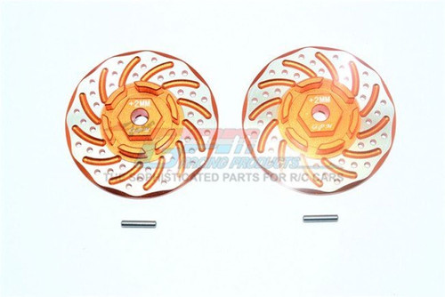 GPM Orange Aluminum + 2mm Hex With Brake Disk With Silver