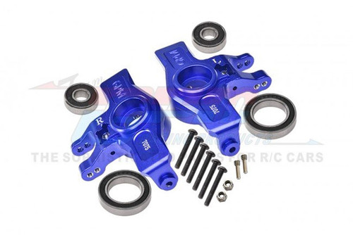 GPM Blue Aluminum 7075-T6 Front Knuckle Arms (Larger Inner Bearings) for UDR GPM Blue Aluminum 7075-T6 Front Knuckle Arms (Larger Inner Bearings) for UDR