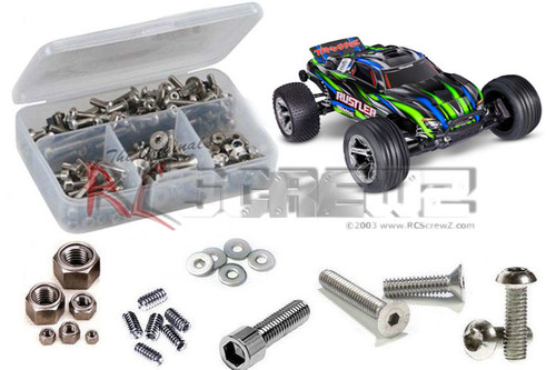 RC Screwz Traxxas Rustler BL-2S 4x4 (67164-4) Stainless Steel
