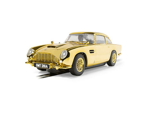 Scalextric James Bond Aston Martin DB5 - Goldfinger - 60th Anniversary Gold Edition 1/32 Slot Car Scalextric James Bond Aston Martin DB5 - Goldfinger - 60th Anniversary Gold Edition 1/32 Slot Car