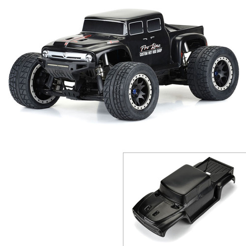 Pro-Line Pre-Cut Ford F-100 Bash Armor Black Body: X-Maxx