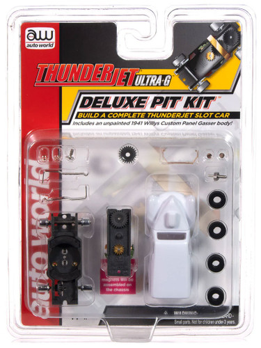 Auto World Thunderjet Deluxe Pit Kit (w/1941 Willys Gasser Body) HO Slot Car Auto World Thunderjet Deluxe Pit Kit (w/1941 Willys Gasser Body) HO Slot Car