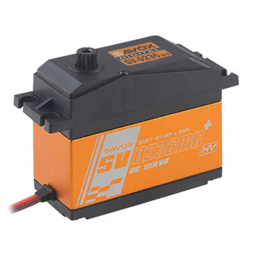 Savox SV-0236MG High-Voltage 1/5th Scale MG Servo 0.17sec / 555.5