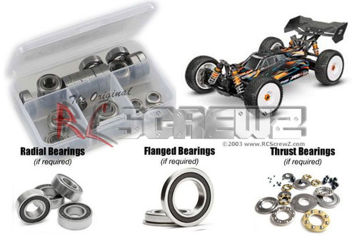 RC Screwz Traxxas Hoss VXL 4x4 (#90076-4) Rubber Shielded Bearing Kit