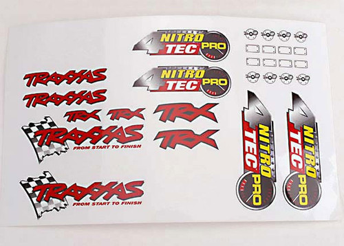 Traxxas Nitro 4-Tec Pro Decal Sheet