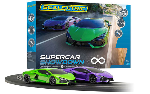 Scalextric Muscle Car Mayhem 1/32 Slot Car Track Set