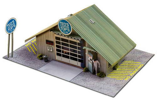 Innovative Hobby 1/32 scale Commercial Steel Garage Model Building Kit Innovative Hobby 1/32 scale Commercial Steel Garage Model Building Kit