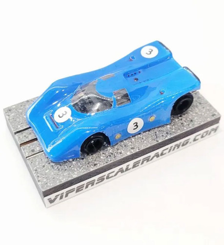 Viper Scale Racing (BLUE) VSPEC w/917 Body Ready to Race HO Slot Car