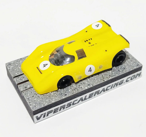 Viper Scale Racing (YELLOW) VSPEC w/V17 Body Ready to Race HO Slot Car
