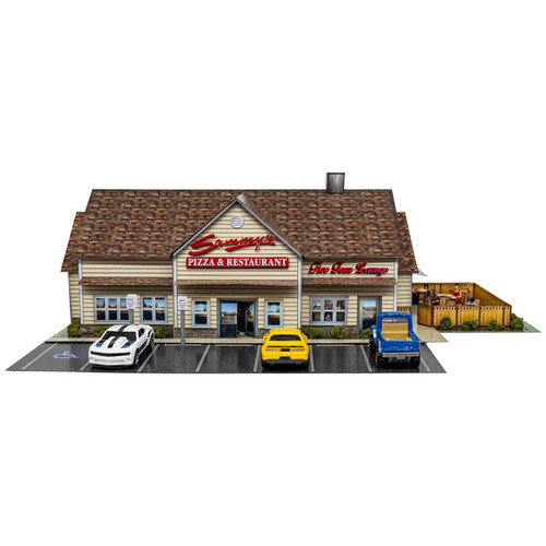 Innovative Hobby Sammy's Pizza Restaurant Building Kit: 1/64 Scale Innovative Hobby Sammy's Pizza Restaurant Building Kit: 1/64 Scale