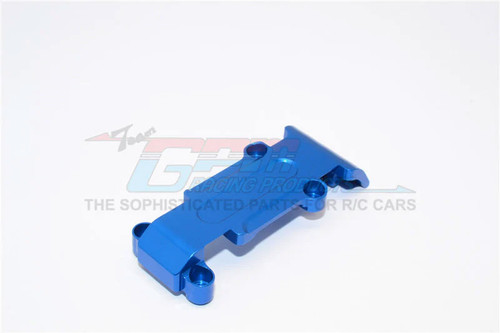 GPM Blue 1/16 E-Revo Alloy Rear Skid Plate