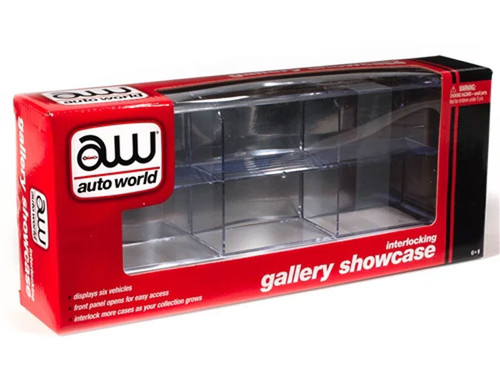Auto World Six Car 1/64 Scale Interlocking Display Case Auto World Six Car 1/64 Scale Interlocking Display Case