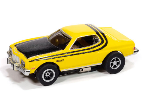 Auto World 1976 Ford Torino Gloss (Yellow) X-Traction HO Slot Car