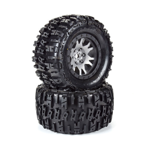 Pro-Line Limited Edition Trencher Pro-Loc F/R Mounted 24mm Gray