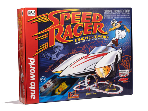 rushironハートビートシェダーマシン Auto World Speed Racer Mach 5 Thunderjet R36 HO Slot Car