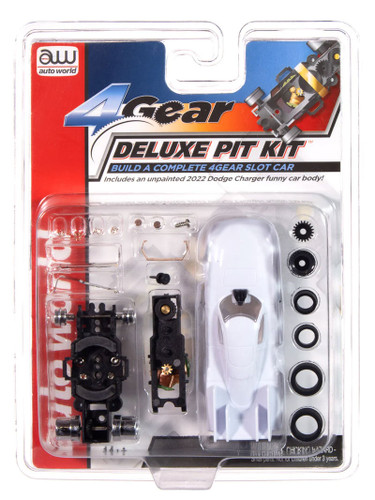 Auto World 4Gear Deluxe Pit Kit (with 2022 Dodge Charger Funny Car