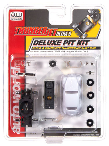 Auto World Thunderjet Deluxe Pit Kit (w/Ford Mustang Body) HO Slot Car