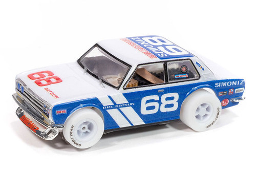 Auto World iWHEELS 1972 BRE Datsun 510 Guest Car #68 X-Traction HO Slot Car