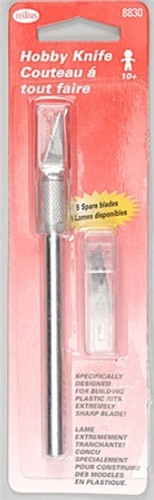 Testors Hobby Knife w/5 Replacement Blades Testors Hobby Knife w/5 Replacement Blades