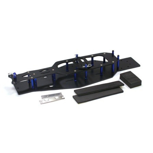 Integy EVO-X Chassis Conversion Kit for Traxxas Rustler XL-5 & VXL (Blue) Integy EVO-X Chassis Conversion Kit for Traxxas Rustler XL-5 & VXL (Blue)