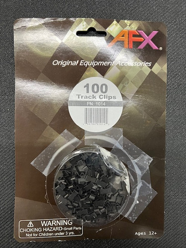 AFX HO Slot Car Track Clip 100-pack - OPEN ITEM