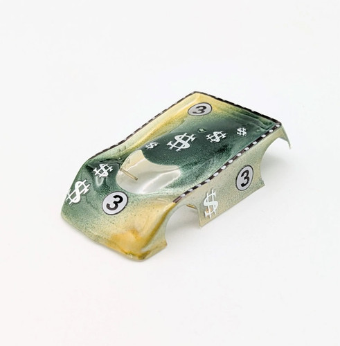 Viper Scale Racing Custom Lexan Body - Green w/Dollar Signs
