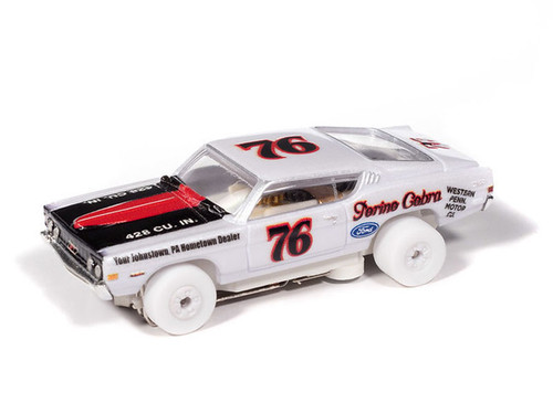 This is the Auto World iWHEELS 1968 Ford Torino Thunderjet HO Slot Car