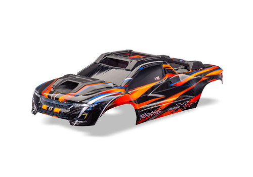 Traxxas Mini XRT Orange Body with Integrated Cooling Vents