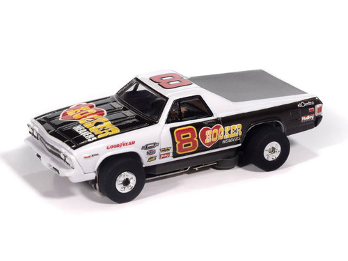 Auto World 1969 Chevy El Camino (Teal & White) Thunderjet HO Slot Car