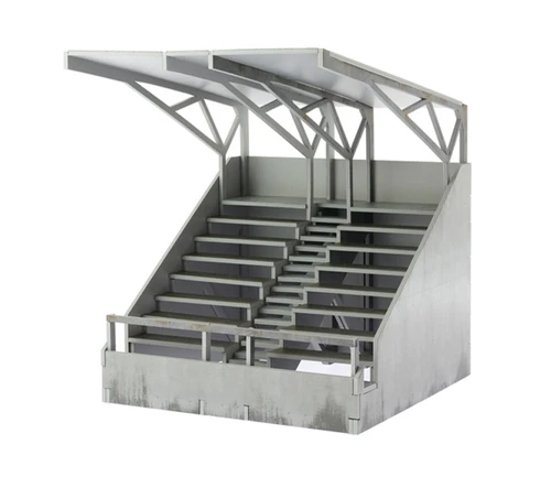Scaleauto Grandstand Bleacher with Top Straight Cover