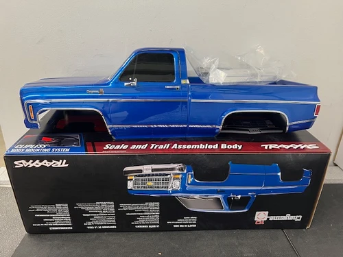Traxxas Complete (1979) Chevrolet K10 Truck Blue Body - OPEN ITEM