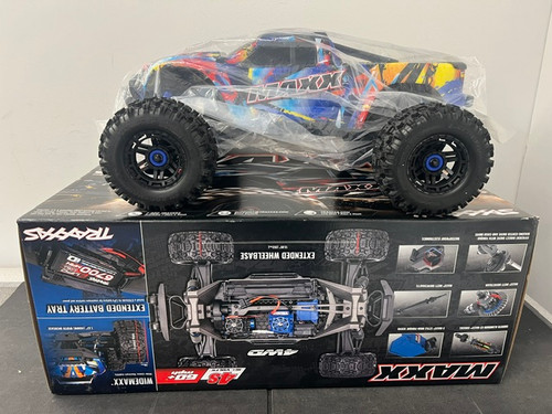 Traxxas Maxx 4S RTR Brushless 4x4 RC Monster Truck with WideMAXX - OPEN ITEM-BOX