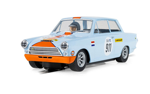 Scalextric Ford Lotus Cortina - Gulf Edition 1/32 Slot Car