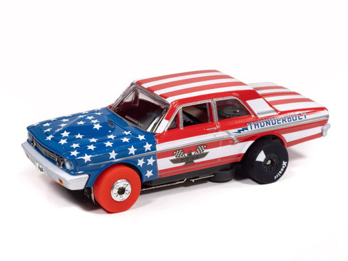 Auto World 1964 Ford Thunderbolt (Silver, White, Red & Blue
