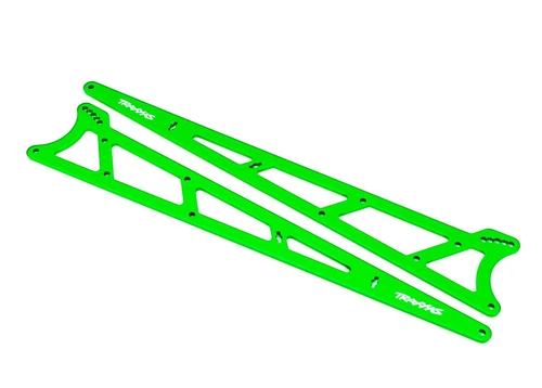 Traxxas Green Aluminum Wheelie Bar Side Plates (2)