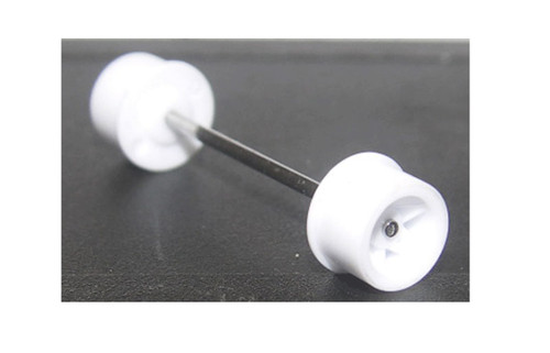 Bulldog HO Racing Front Axle with White Hubs