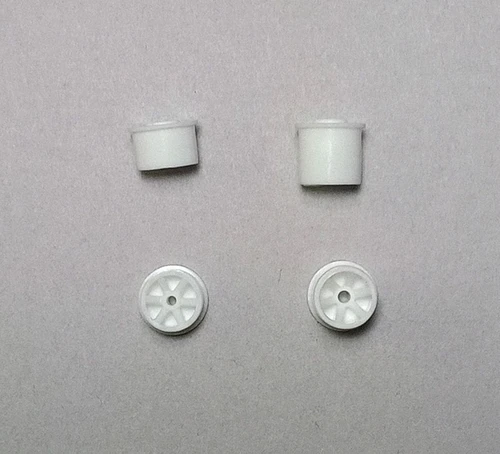 Bulldog HO Racing F1 White Wheel Set