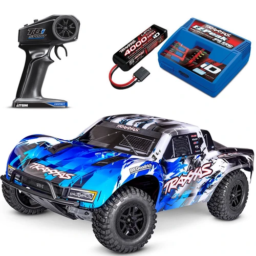 Traxxas Slash 2WD Brushless RTR Short Course Truck w/TSM & TQi Sport with 3S LiPo Combo
