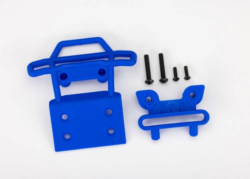 Traxxas Blue Front Bumper and Bumper Mount