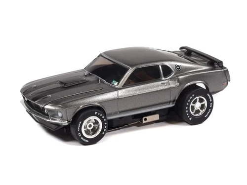 Auto World 1969 Ford Mustang John Wick (Gray) X-Traction HO Slot Car