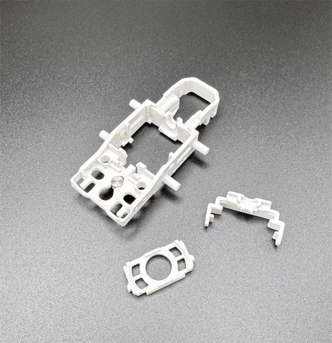 Viper Scale Racing V3 White Medium Chassis w/ Guide Pin