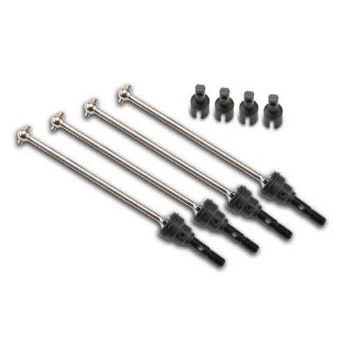 Traxxas CVD Steel Driveshafts for 1/16 E-Revo VXL, Grave Digger Traxxas CVD Steel Driveshafts for 1/16 E-Revo VXL, Grave Digger