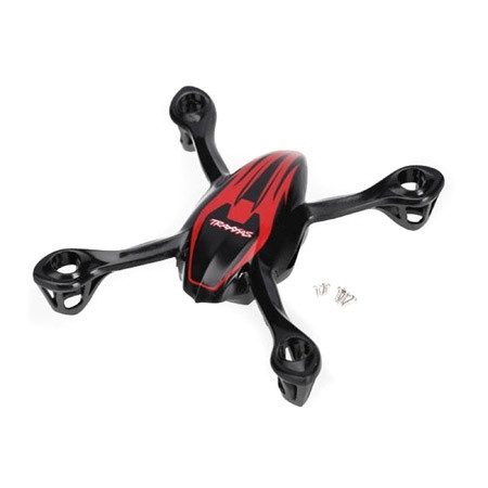 Traxxas QR-1 Upper & Lower Canopy (Red)