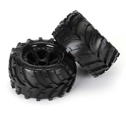 Pro-Line Trencher Rear Tires & Wheels for Traxxas