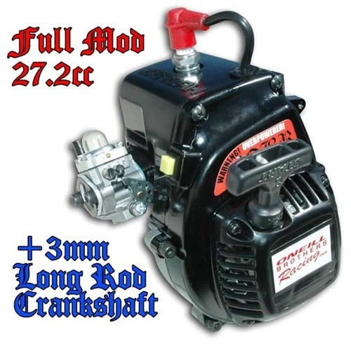 O'neill Brothers 7.5hp Full Mod Zenoah 4 Bolt 27.2cc +3mm LONG ROD Engine