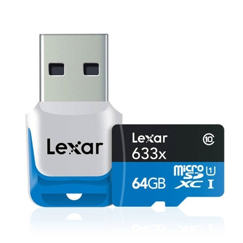 GoPro 64GB Lexar Micro SD Memory Card - Class 10 (Hero3/Hero3+ Only)