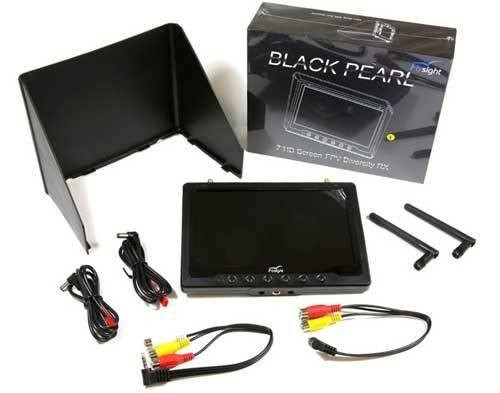 Flysight Black Pearl RC801 FPV Monitor w/Receiver