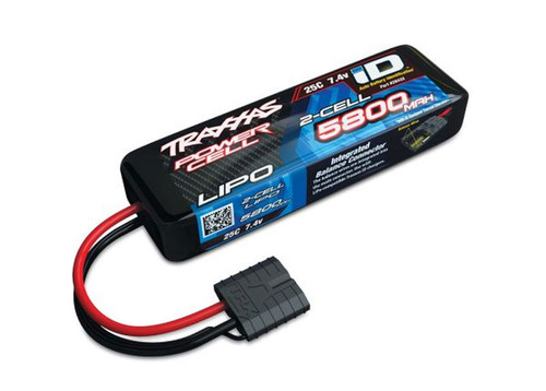 Traxxas 5800mAh 7.4V 2S 2-Cell LiPo Battery w/iD Connector